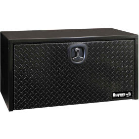 Buyers Steel Underbody Truck Box W/ Diamond Tread Aluminum Door - Black 18x18x30 - 1702503 1702503