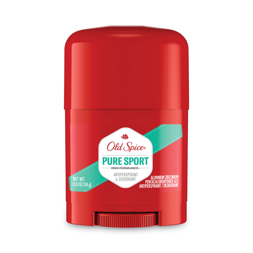 Old Spice High Endurance Anti-Perspirant And Deodorant Sticks, Pure Sport, 0.5 Oz, Pack Of 24 Sticks (Min Order Qty 3) MPN:00162