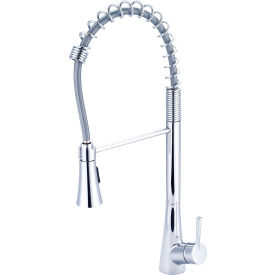 Olympia i2 K-5010 Single Lever Pre-Rinse Spring Pull-Down Kitchen Faucet Polished Chrome K-5010