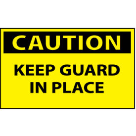 Machine Labels - Caution Keep Guard In Place C535AP