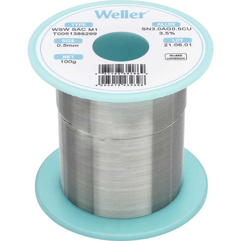 Solder, Solder Type: Lead Free , Material: Alloy , Container Type: Spool , Container Size: 100 g , Minimum Melting Temperature: 422.6  MPN:T0051388299