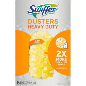 Swiffer® Heavy Duty Dusters Refill Dust Lock Fiber Yellow 6/Box 4 Box/Case 21620