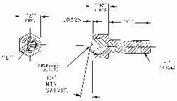 Swivel-Action Gripper Assemblies, Assembly Type: Hex Head , Thread Size: 5/16-18 , Ball Diameter (Inch): 3/8 , Contact Diameter (Inch): 5/16  MPN:BUH-0310-F