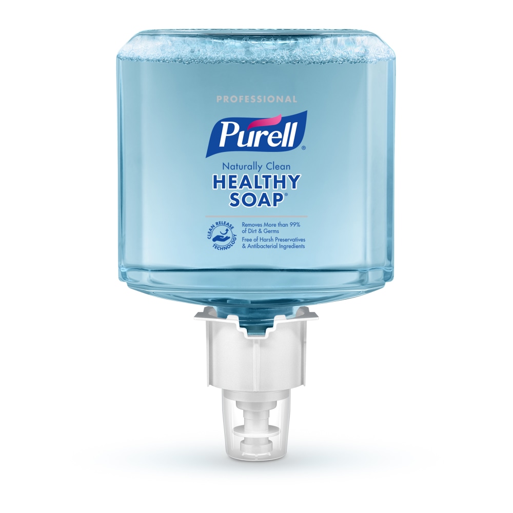 PURELL Brand Naturally Clean HEALTHY SOAP Foam ES6 Refill, Fruit Scent, 40.6 Oz Bottle (Min Order Qty 2) MPN:GOJ777702WUOM