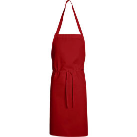 Chef Designs 1430RD3033 Standard Bib Apron Red 30