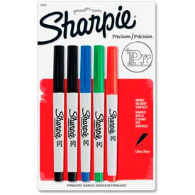 Sharpie® Permanent Marker Waterproof Ultra Fine Assorted Ink 5/Pack 37675PP