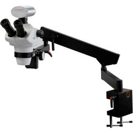 UNITRON Z850 Trinocular Zoom Stereo Microscope with C-Mount on Flex-Arm Stand 13137-131-25-05