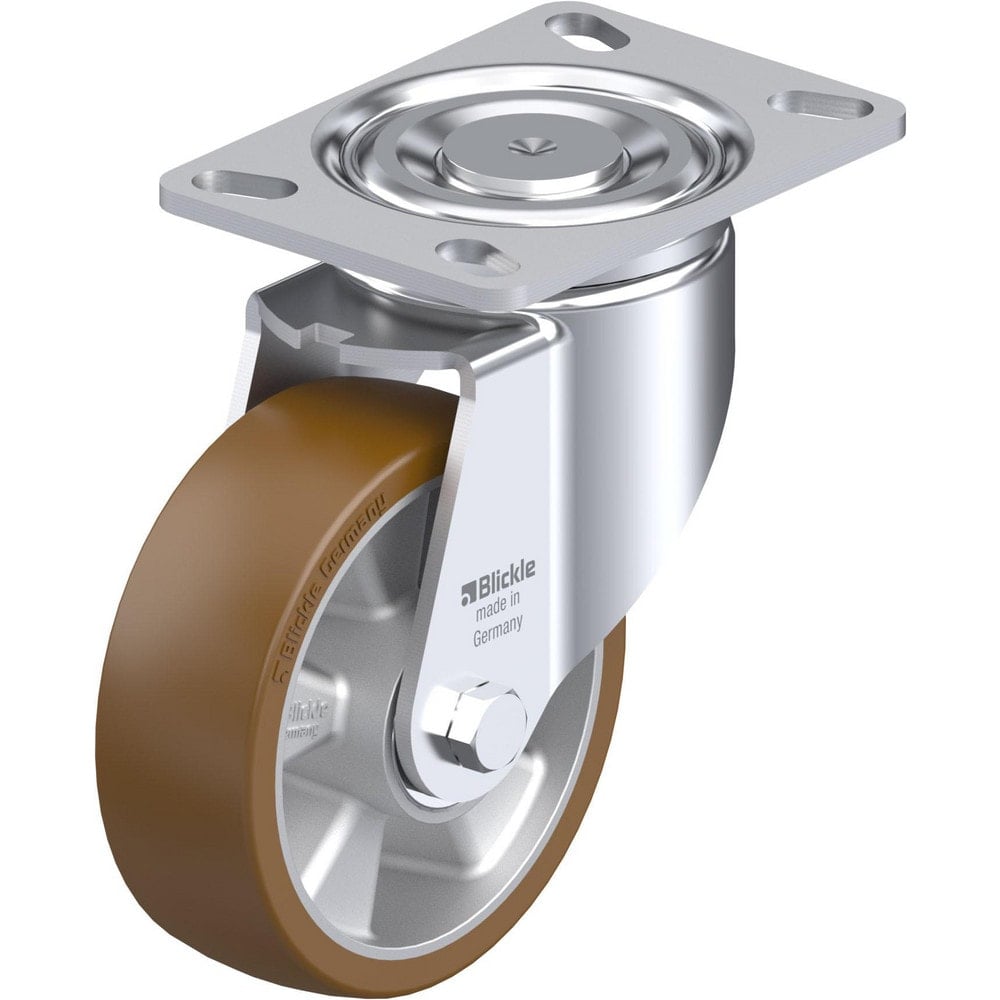 Top Plate Casters, Mount Type: Plate , Number of Wheels: 1.000 , Wheel Diameter (Inch): 3-1/8 , Wheel Material: Polyurethane , Wheel Width (Inch): 1-9/16  MPN:910294