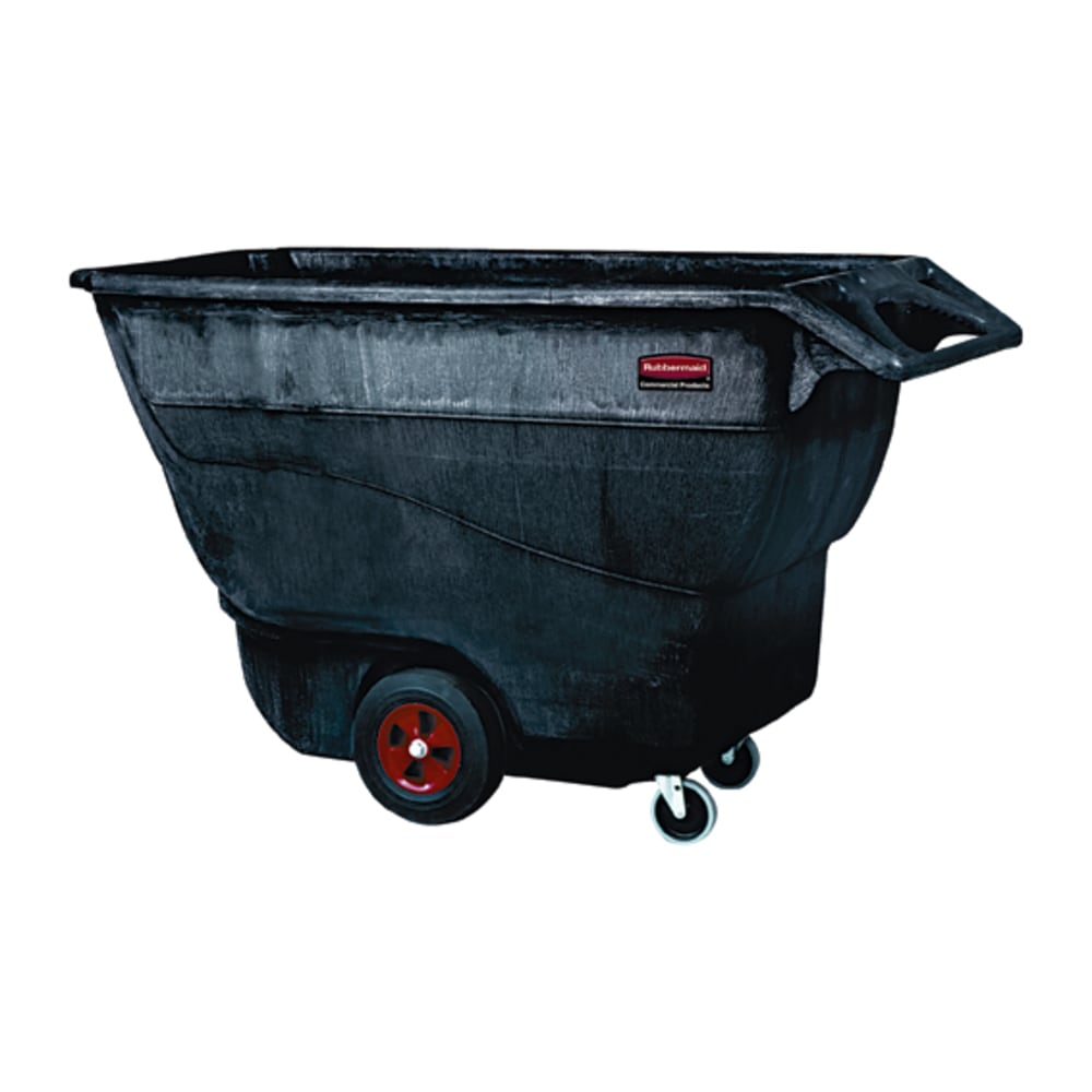 Rubbermaid Commercial Standard Duty Utility Truck - 1250 lb Capacity - Structofoam - x 33in Width x 72in Depth x 43in Height - Black - 1 Each MPN:9T1500BK