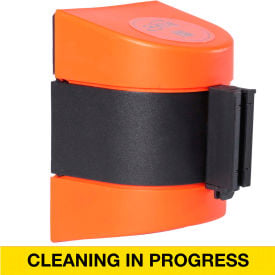 WallPro 400 Wall Mount Retractable Belt Barrier Orange Case W/15' Yellow 