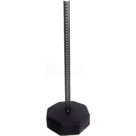 Round Sign Base 90 Lbs w/ U-Channel Adaptor & 5' U-Channel Post SB-90-U-5