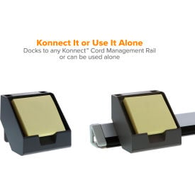 Bostitch Konnect Sticky Note Holder Gray KT-CARD-GRAY