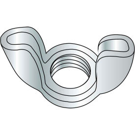 Wing Nut - Cold Forged - #10-24 - Type A Light Series - Low Carbon Steel - Zinc CR+3 - UNC - 100 Pk 863013