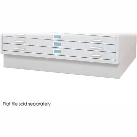 Safco® Closed Flat File Cabinet Base For 4994 40-1/2