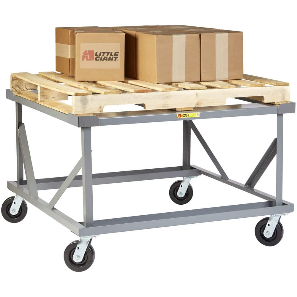 Dollies, Dolly Type: Pallet , Load Capacity (Lb. - 3 Decimals): 3600.000 , Material: Steel , Platform Style: Open , Platform Surface: Smooth  MPN:PDF-4048-6PH-LR