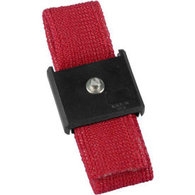 Desco Adjustable Elastic Wrist Strap 09035 - Maroon 09035