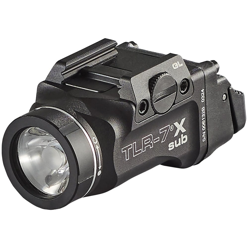 Weapon-Mounted Flashlights, For Use With: GLOCK. 43X MOS, 48 MOS, 43X Rail and 48 Rail Subcompact Handguns , Bulb Type: LED , Lumens: 500  MPN:69405