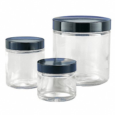 Glass Straight Jar 79mm H TinFoil PK24 MPN:5410663C-23