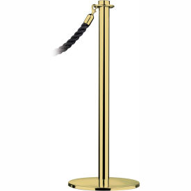 Tensator Post Rope Safety Crowd Control Queue Stanchion Universal Contemporary Satin Brass 314U-2S-NOT