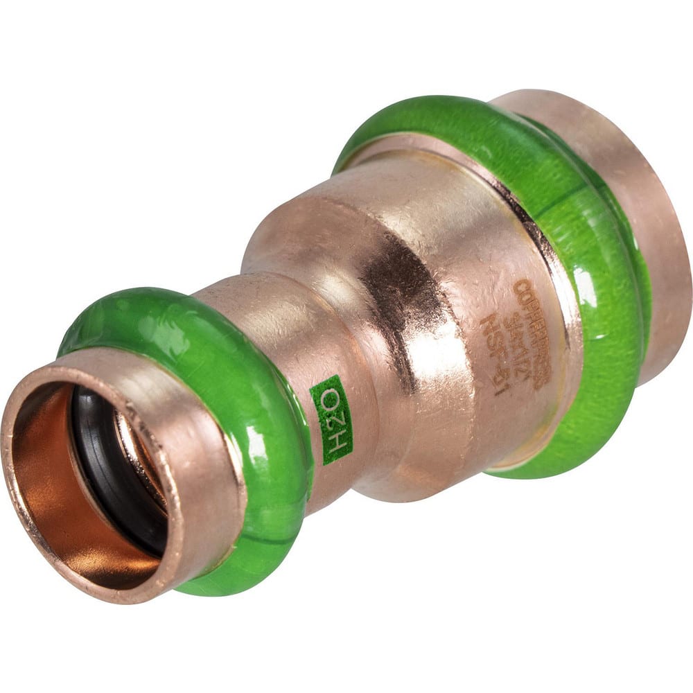 Copper Pipe Fittings, Fitting Type: Reducing Coupling , Fitting Size: 1 x 3/4 , Style: Press Fitting , Connection Type: Push to Connect , Material: Copper  MPN:MB12430