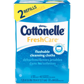 Cottonelle® Fresh Care Flushable Cleansing Cloths 3-3/4 x 5-1/2 84/Pack - 35970 35970