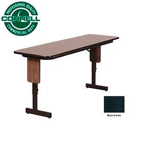 Correll Folding Seminar Table - Adjustable Height - 18