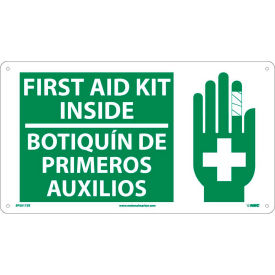 Bilingual Plastic Sign - First Aid Kit Inside SPSA172R
