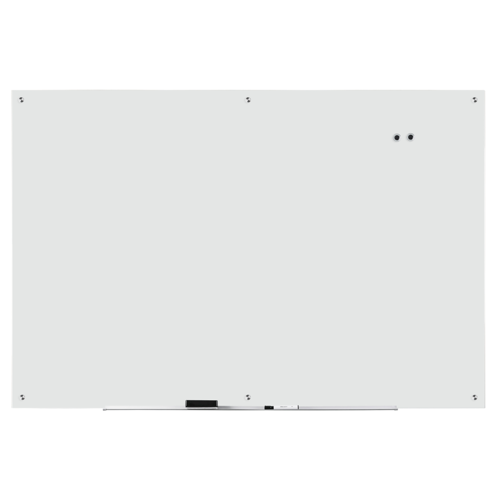 WorkPro Magnetic Glass Unframed Dry-Erase Whiteboard, 72in x 48in, White MPN:KK3877A