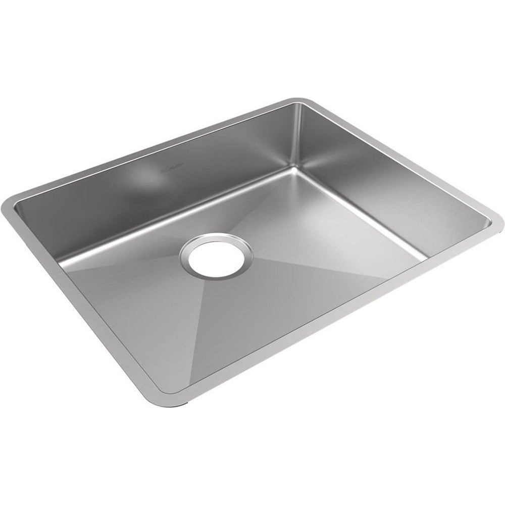 Sinks, Type: Undermount , Mounting Location: Countertop , Number Of Bowls: 1 , Material: Stainless Steel , Faucet Included: No  MPN:ECTRUAD211755