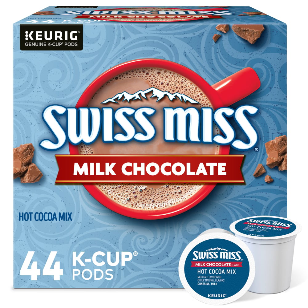 Swiss Miss Milk Hot Cocoa K-Cup Pods, 0.65 Oz, Pack Of 44 Pods (Min Order Qty 2) MPN:5000345148