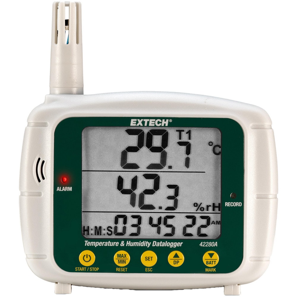 Temperature Recorders, Recording Time: 30 Seconds to 2 Hours , Minimum Temperature (C): 32 , Maximum Temperature (C): 1220F , Humidity Range: 100  MPN:42280A