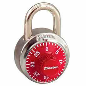 Master Lock® No. 1502RED General Security Combo Padlock - Red Dial 1502RED