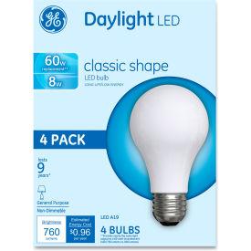 Classic Led Daylight Non-Dim A19 Light Bulb 8 W 4/Pack 99192