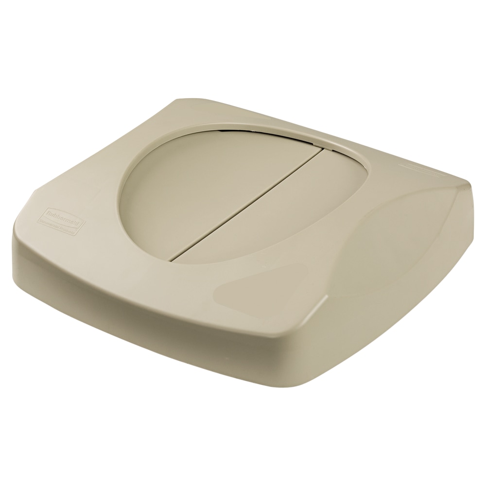 Rubbermaid Tilt Top For Square Waste Container, 31 1/2in x 24in x 24in, Beige (Min Order Qty 2) MPN:268988BG