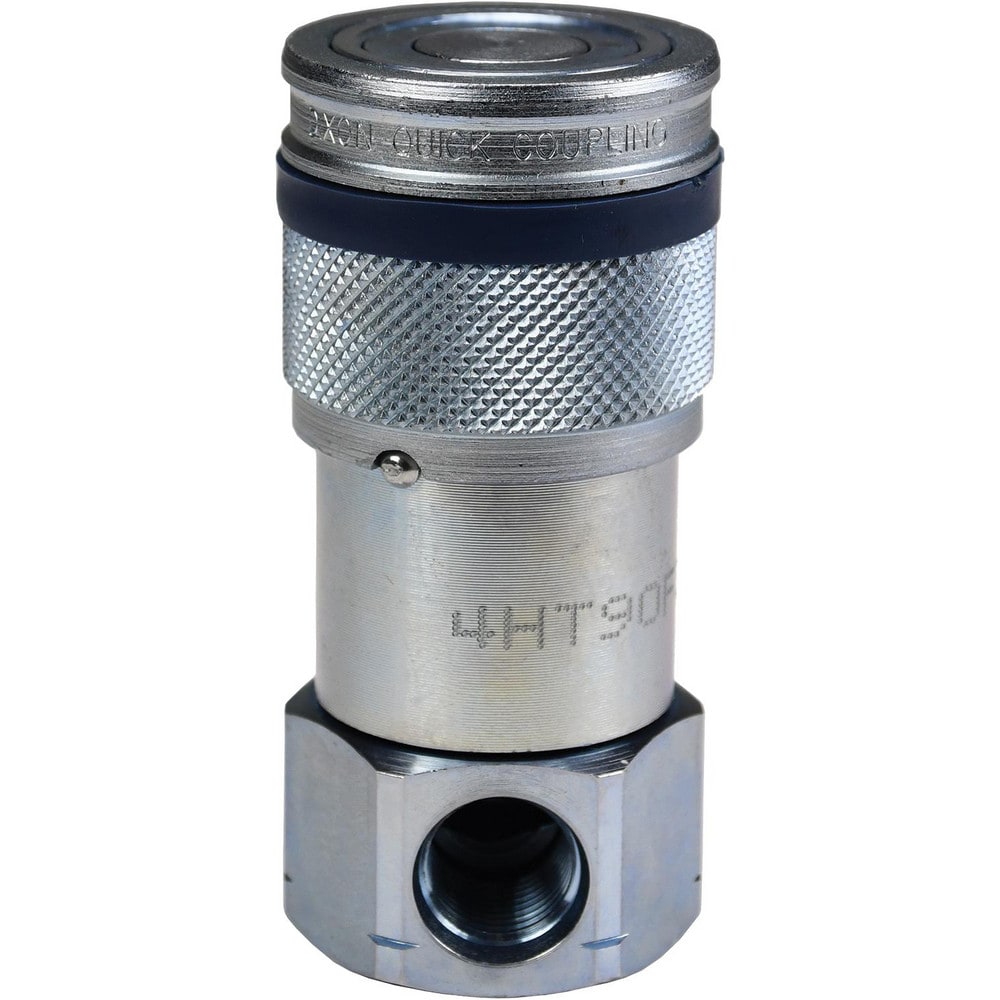 Hydraulic Hose Fittings & Couplings, Type: Flushface 90 Degree Female Threaded Coupler , Fitting Type: Coupler , Hose Inside Diameter (Decimal Inch): 0.7500  MPN:4HT9OF4