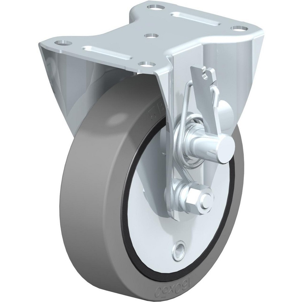 Top Plate Casters, Mount Type: Plate , Number of Wheels: 1.000 , Wheel Diameter (Inch): 6 , Wheel Material: Polyurethane , Wheel Width (Inch): 2  MPN:913541