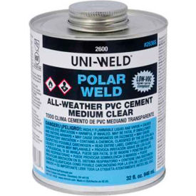 Oatey 2656S 2600 Series Polar-Weld PVC All Weather Cement 8 oz. - Pkg Qty 24 2656S