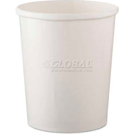 Dart® SCCH4325U Flexstyle® Double Poly Paper Containers 32 oz. White 500/Carton SCC H4325U