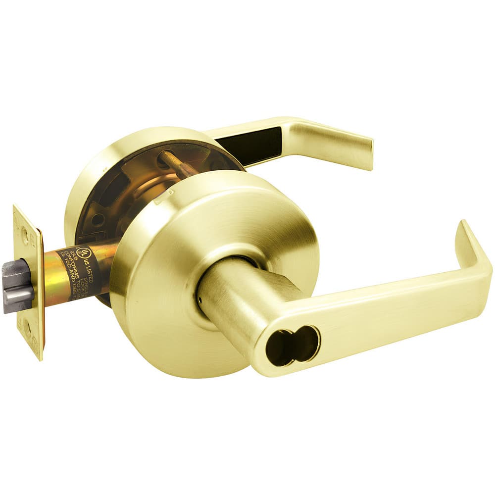 Lever Locksets, Lockset Type: Storeroom , Key Type: Keyed Different , Back Set: 2-3/4 (Inch), Cylinder Type: Less Core , Material: Metal  MPN:RL12-SR-03-IC