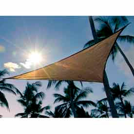 ShelterLogic ShadeLogic® Sun Shade Sail Triangle 12 ft. x 12 ft. Heavyweight Sand 25720