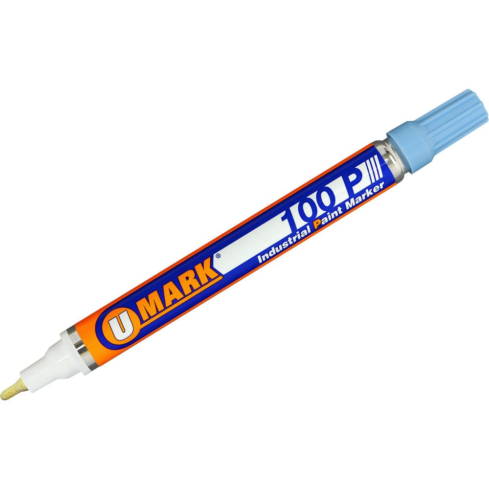 Markers & Paintsticks, Marker Type: Liquid Paint Marker, Tip Shape: Bullet, Color: Light Blue, Ink Type: Oil Base, Tip Type: Fine Line MPN:10213FL