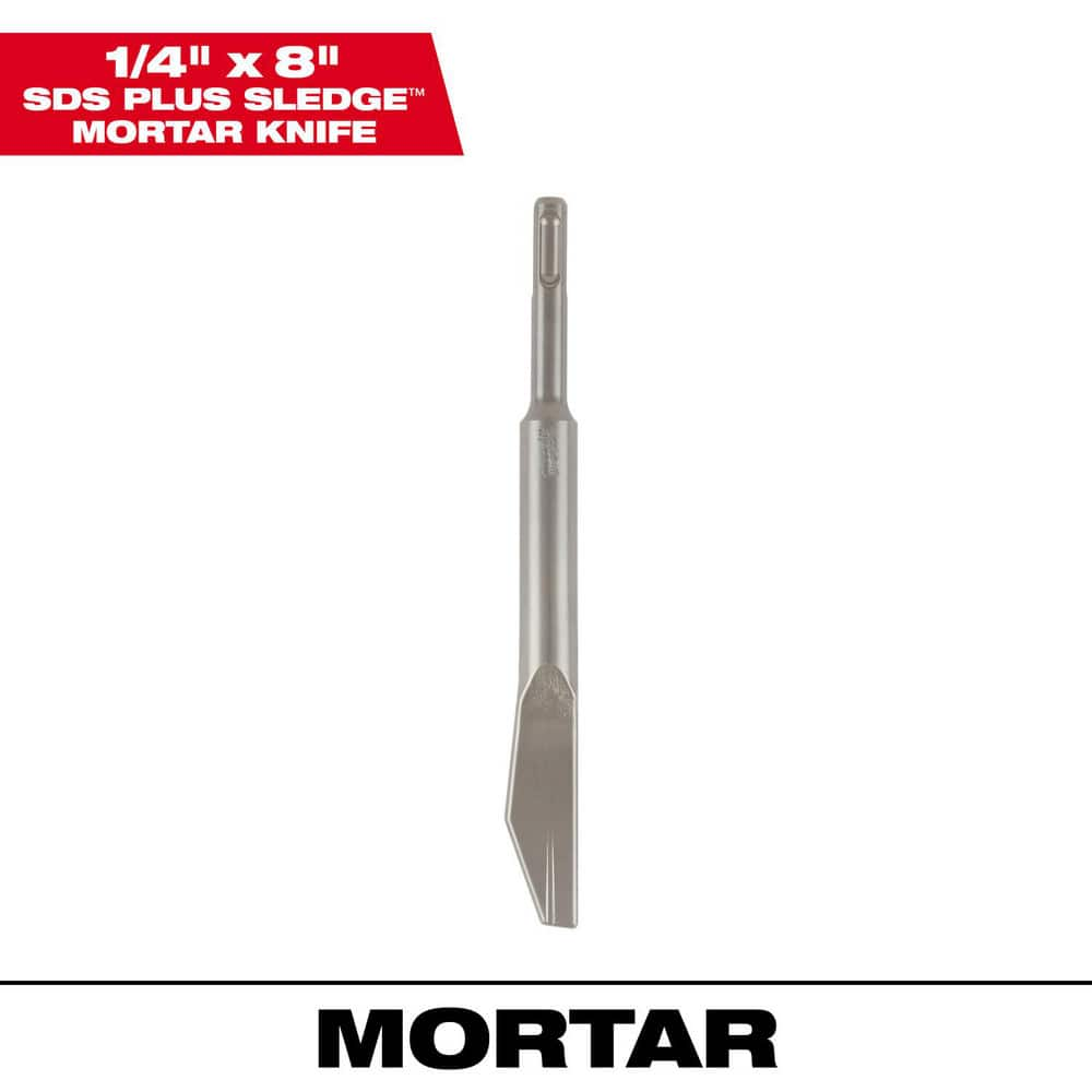 Hammer & Chipper Replacement Chisels, Chisel Type: Mortar Scraper , Head Width (Inch): 1/4 , Shank Length (Inch): 1 , Shank Diameter (Inch): 13/32  MPN:48-62-6048