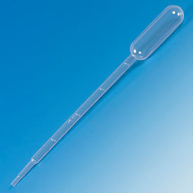 Transfer Pipet 5.0mL Large Bulb Graduated to 1mL 150mm 5000/PK 137010