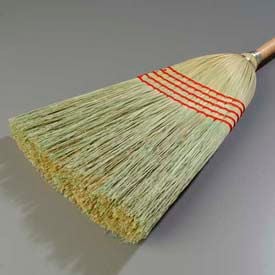 Carlisle 100 Corn 5-Stitch Janitor Broom #26 56