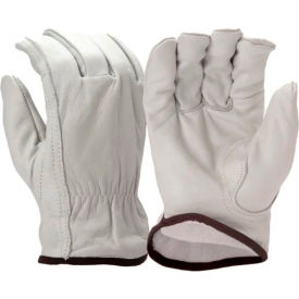 Pyramex® GL2006K Insulated Value Cowhide Drivers Gloves Keystone Thumb L White GL2006KL