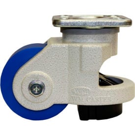 WMI® Roll & Set Leveling Caster WSGD-120F 1100 Lb. Capacity - Swivel Plate Mount WSGD-120F