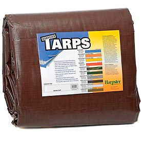 40' x 60' Super Heavy Duty 8 oz. Tarp Brown - BR40x60 BR40x60