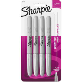 Sharpie® Metallic Permanent Marker - Metallic Silver - 4 Pack 39109PP