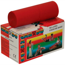 CanDo® Latex-Free Exercise Band Red 6 Yard Roll 1 Roll/Box 10-5612