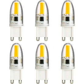 Sunlite® LED G9 Light Bulb Bi-Pin G9 Base 2.5W 250 Lumens 3000K Warm White Pack of 6 41444-NS